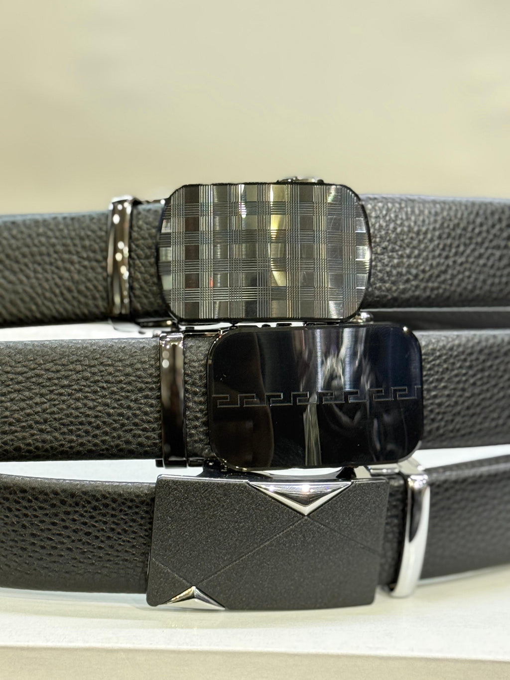 Pur belt leather 1 side